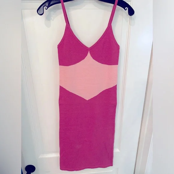 Victor Glemaud color block knee length dress - Picture 2 of 9